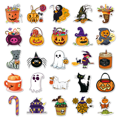 Halloween stickers – 100 Cute Spooky Waterproof Halloween Sticker Pack 🎃
