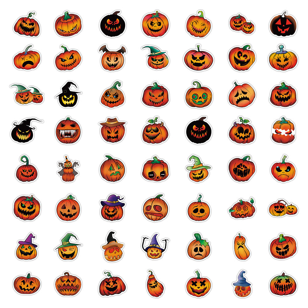 Halloween Stickers Pack 50pcs Ghost Horror Decals