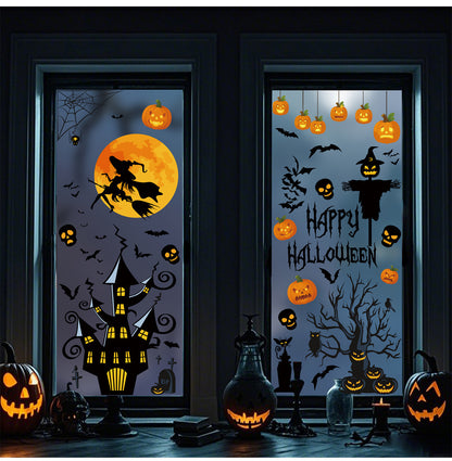 Halloween Stickers – Cute & Spooky Halloween Window Stickers for Party Decor
