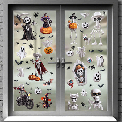 2026 New Halloween Window Stickers – Double-Sided Static-Cling Pumpkins, Skulls & Bats for Glass Doors & Party Decor 👻🕷️ http://detail.1688.com/offer/944965404272.html