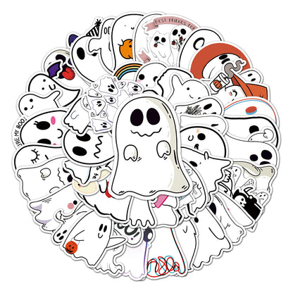 Halloween Stickers – Ghost Decals to Haunt Your Style (50pcs)