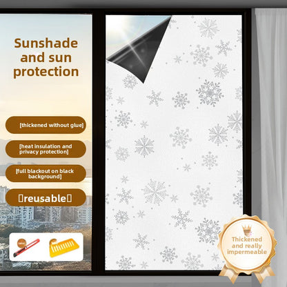 Snowflake Window Stickers | Large Christmas Snowflake Stickers for Windows snowflake Kawaii Stickers