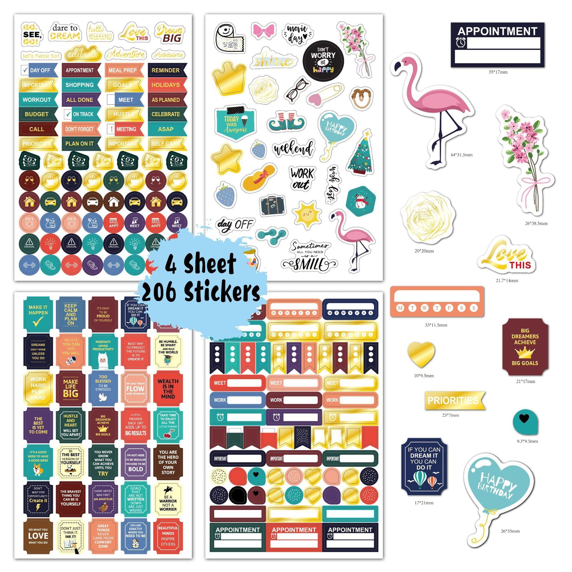 Business Planner Stickers 