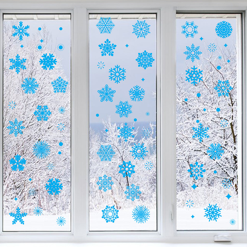 Christmas Window Stickers– Holiday Glass  Wall Décor 🎅✨🎅✨ Kawaii Stickers