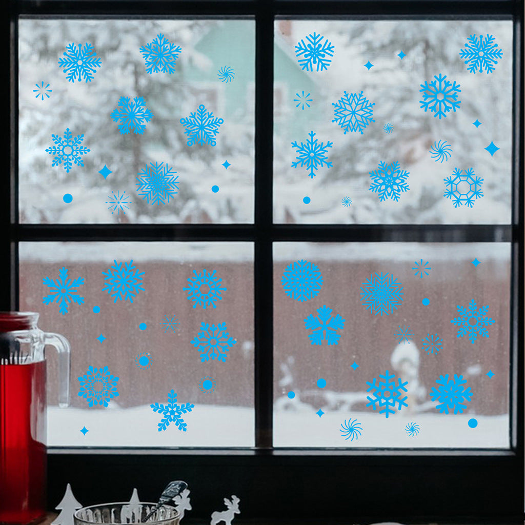 Christmas Window Stickers– Holiday Glass  Wall Décor 🎅✨🎅✨ Kawaii Stickers