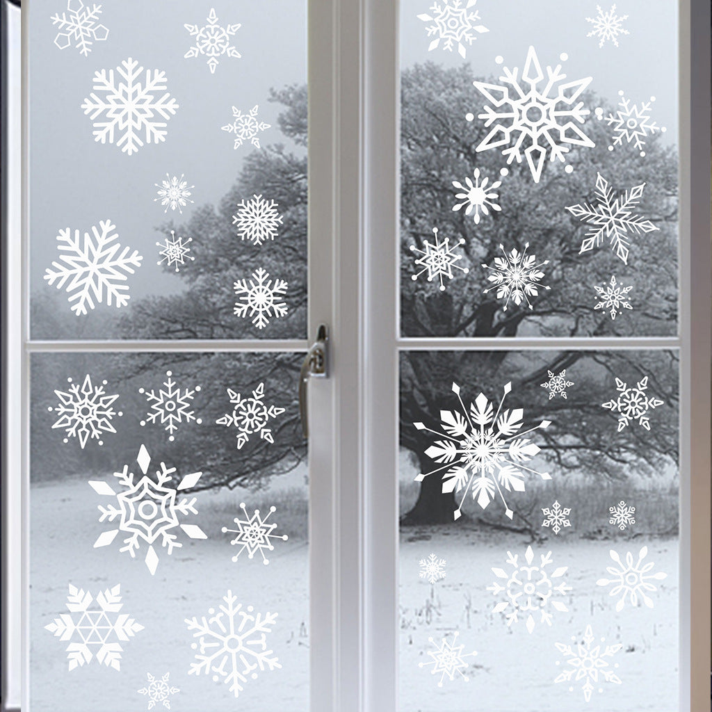 Christmas Window Stickers– Holiday Glass  Wall Décor 🎅✨🎅✨ Kawaii Stickers