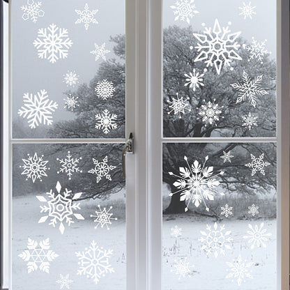 Christmas Window Stickers– Holiday Glass  Wall Décor 🎅✨🎅✨ Kawaii Stickers