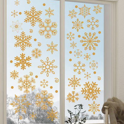 Christmas Window Stickers– Holiday Glass  Wall Décor 🎅✨🎅✨ Kawaii Stickers