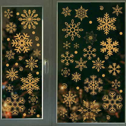 Christmas Window Stickers– Holiday Glass  Wall Décor 🎅✨🎅✨ Kawaii Stickers