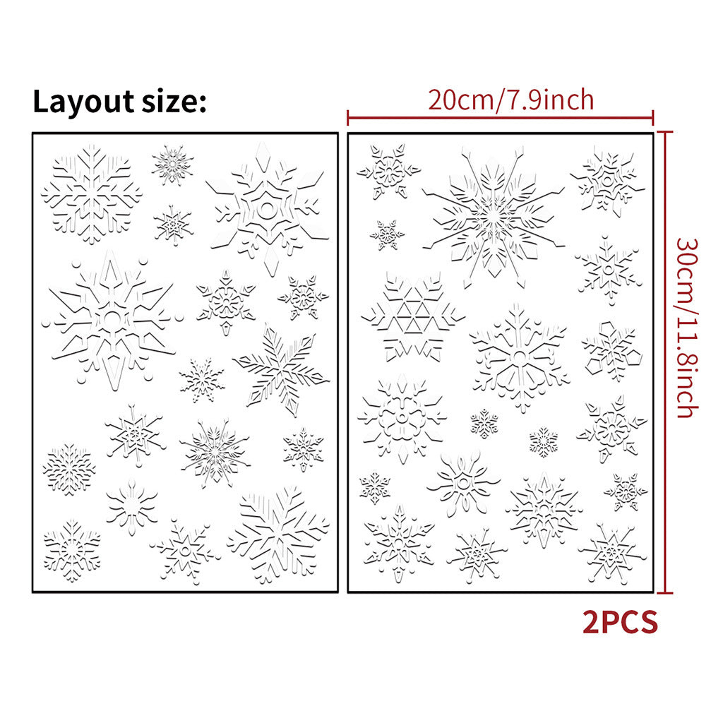 Christmas Window Stickers– Holiday Glass  Wall Décor 🎅✨🎅✨ Kawaii Stickers