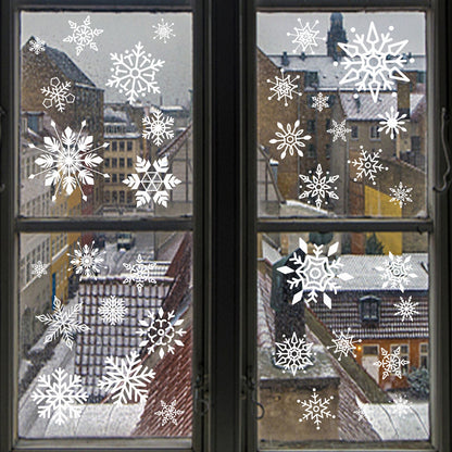 Christmas Window Stickers– Holiday Glass  Wall Décor 🎅✨🎅✨ Kawaii Stickers