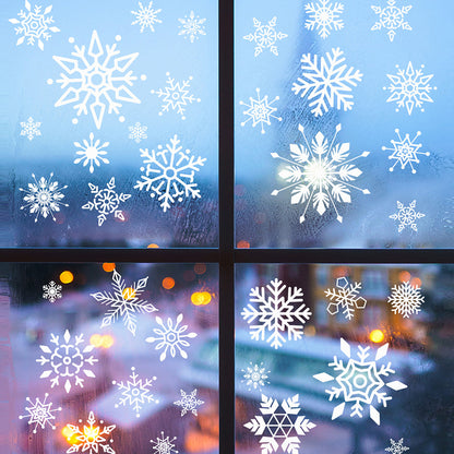 Christmas Window Stickers– Holiday Glass  Wall Décor 🎅✨🎅✨ Kawaii Stickers