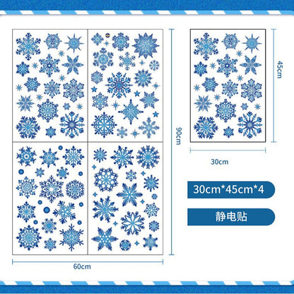 Christmas Window Stickers – Nano Holographic UV Laminated Décor 🎅❄️❄️ 🎅❄️ Kawaii Stickers