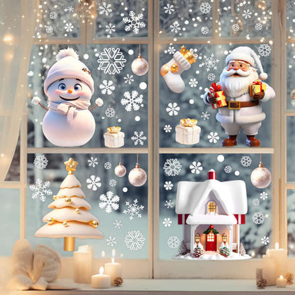 Snowflake Window Stickers ❄️ Party & Christmas Glass Decoration-11