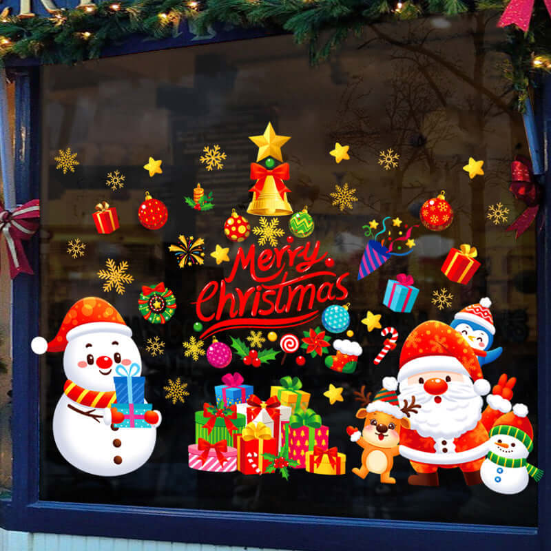 Snowflake Window Stickers ❄️ Party & Christmas Glass Decoration-18