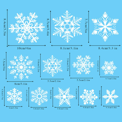 Snowflake Window Stickers ❄️ Party & Christmas Glass Decoration-27