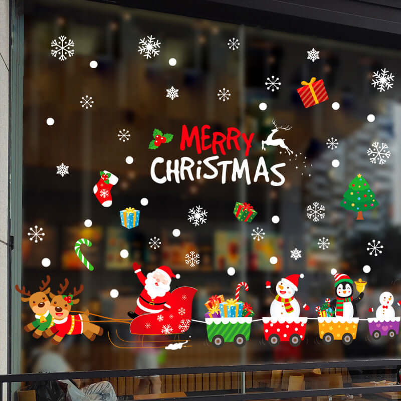 Snowflake Window Stickers ❄️ Party & Christmas Glass Decoration-30