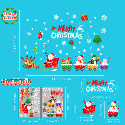 Snowflake Window Stickers ❄️ Party & Christmas Glass Decoration-31