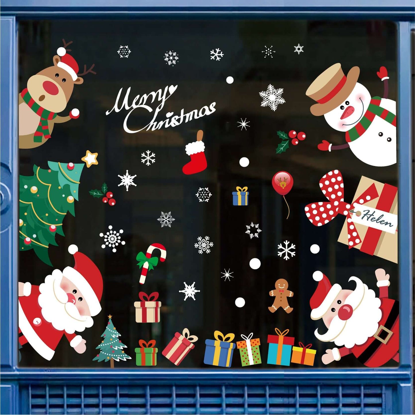 Snowflake Window Stickers ❄️ Party & Christmas Glass Decoration-39