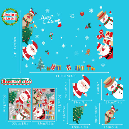 Snowflake Window Stickers ❄️ Party & Christmas Glass Decoration-41