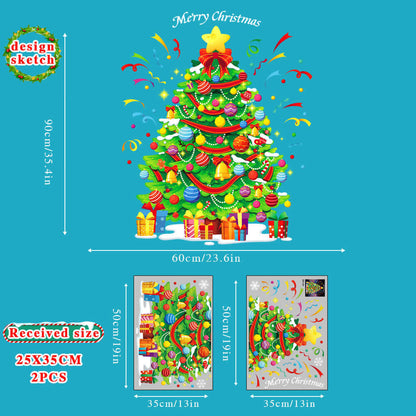 Snowflake Window Stickers ❄️ Party & Christmas Glass Decoration-46