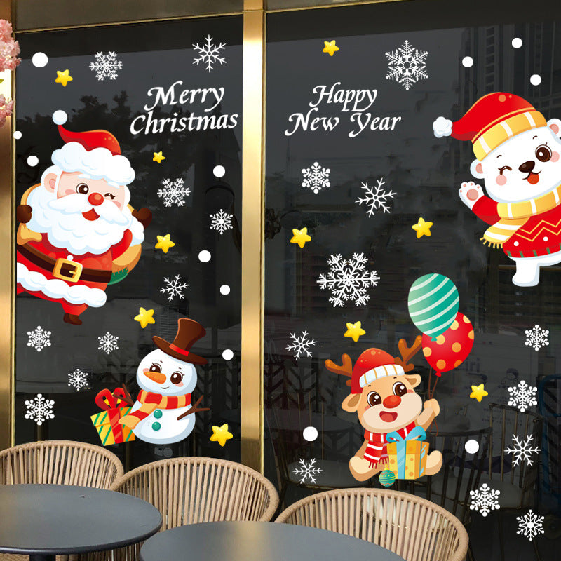 Snowflake Window Stickers ❄️ Party & Christmas Glass Decoration 🎄-52