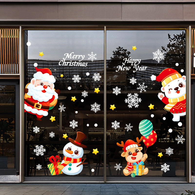 Snowflake Window Stickers ❄️ Party & Christmas Glass Decoration 🎄-55