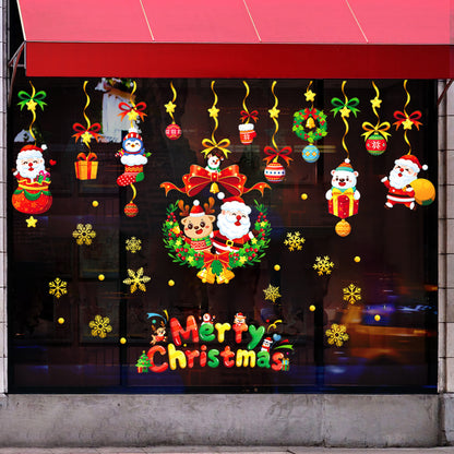 Snowflake Window Stickers ❄️ Party & Christmas Glass Decoration 🎄-56