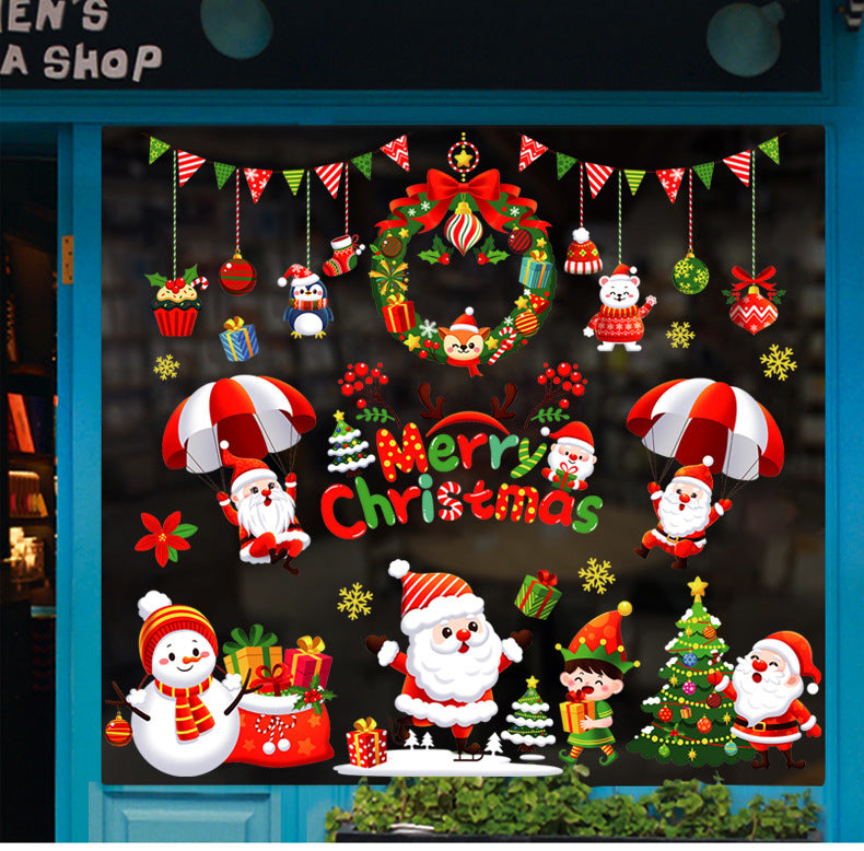 Snowflake Window Stickers ❄️ Party & Christmas Glass Decoration 🎄-63