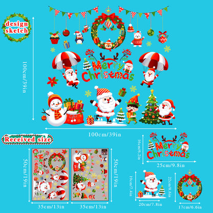 Snowflake Window Stickers ❄️ Party & Christmas Glass Decoration 🎄-65
