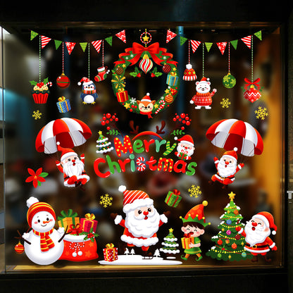 Snowflake Window Stickers ❄️ Party & Christmas Glass Decoration 🎄-66