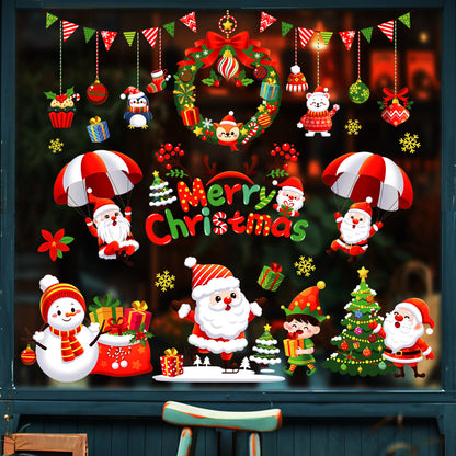 Snowflake Window Stickers ❄️ Party & Christmas Glass Decoration 🎄-67