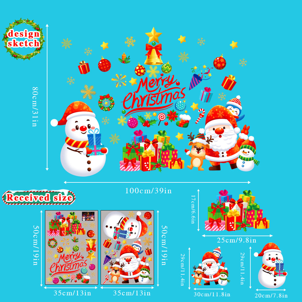 Snowflake Window Stickers ❄️ Party & Christmas Glass Decoration 🎄-70