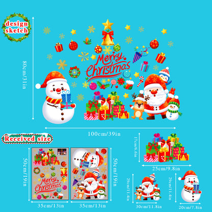 Snowflake Window Stickers ❄️ Party & Christmas Glass Decoration 🎄-70