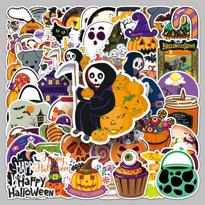 Halloween stickers – 100 Cute Spooky Waterproof Halloween Sticker Pack 🎃