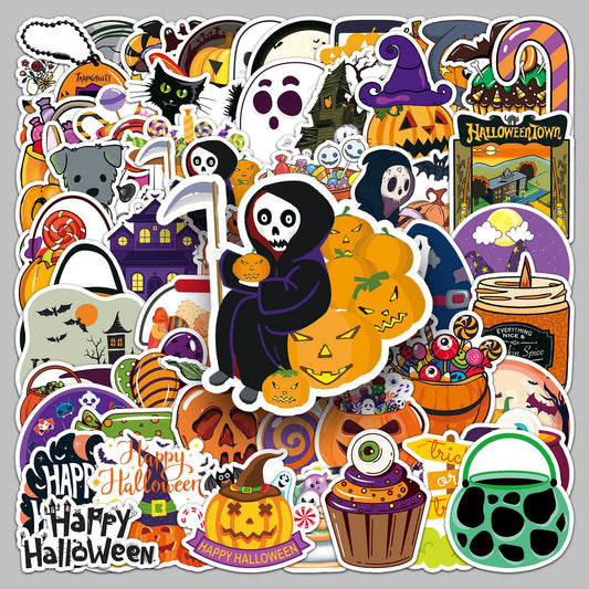 Halloween stickers – 100 Cute Spooky Waterproof Halloween Sticker Pack 🎃