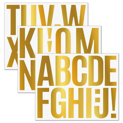 3inch Alphabet Number Stickers Car Mailbox Logo Waterproof Stickers Large Letter Stickers Letters - Hot Stamping*3 21*16.8cm Kawaii Stickers