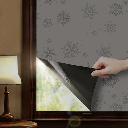 Snowflake Window Stickers | Large Christmas Snowflake Stickers for Windows Kawaii Stickers