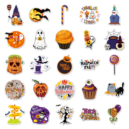 Halloween stickers – 100 Cute Spooky Waterproof Halloween Sticker Pack 🎃