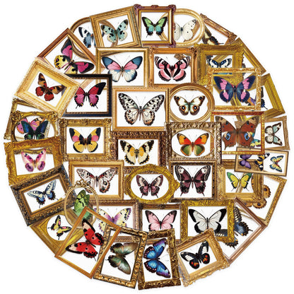 52pcs Vintage Butterfly Stickers Pack – Waterproof for Journal, Laptop & Guitar – Kawaii Stickers Kawaii Stickers