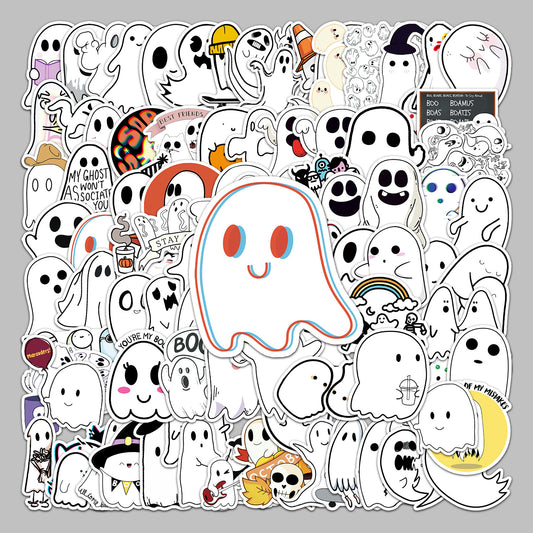 Halloween Stickers – Ghost Graffiti Any Surface (100pcs)