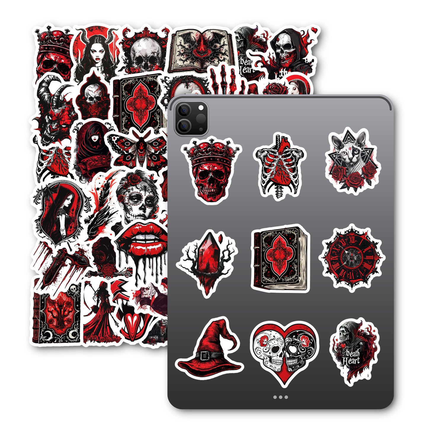 Halloween Stickers | 50pcs Punk Devil Horror Sticker Pack
