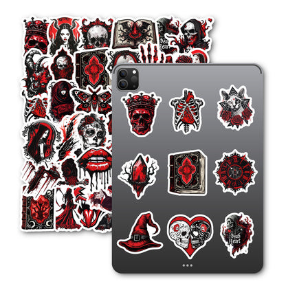 Halloween Stickers | 50pcs Punk Devil Horror Sticker Pack