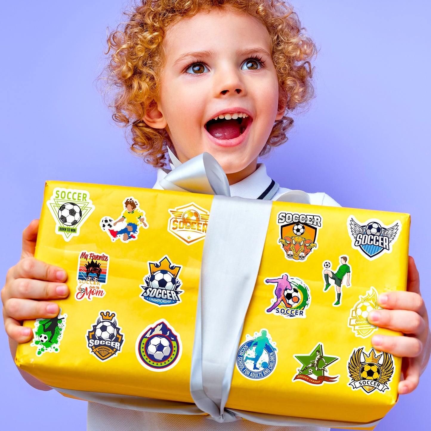 Football Stickers – 50Pcs Sport Designs – High-Definition Waterproof PVC – For Water Bottles, Laptops, Skateboards, Suitcases, Phones – Kawaii Stickers Kawaii Stickers