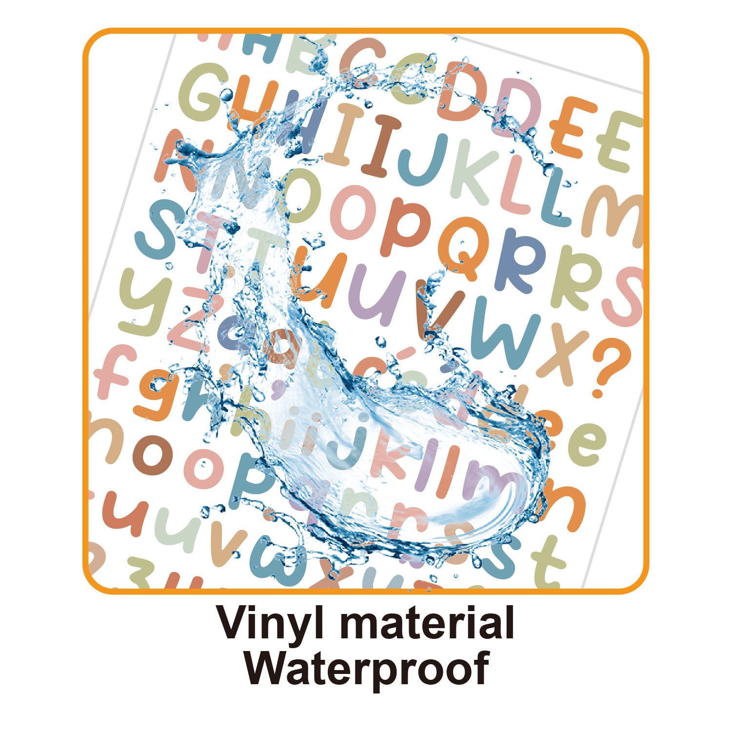 10PCS 0.5 Inch English Alphabet Stickers Small Size Decorative Scrapbook Letter Stickers Waterproof Stickers Kawaii Stickers