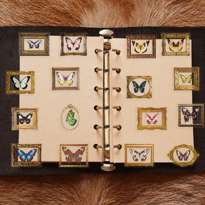 52pcs Vintage Butterfly Stickers Pack – Waterproof for Journal, Laptop & Guitar – Kawaii Stickers Kawaii Stickers