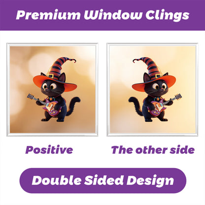 Spooky Halloween Window Stickers – Bats, Pumpkins & Ghosts 🎃🕸️ Kawaii Stickers