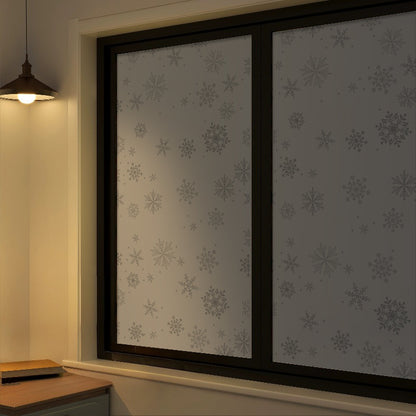 Snowflake Window Stickers | Large Christmas Snowflake Stickers for Windows Kawaii Stickers