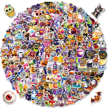Halloween Stickers – 300PCS Spooky Reaper Pumpkin Sticker Pack