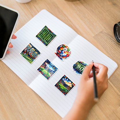 ⚽ 50PCS Football Stickers Pack – Cool Graffiti Laptop, Water Bottle & Phone Decals 2025 ✨ Kawaii Stickers